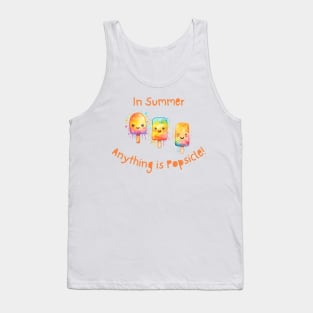 In Summer, Anything is Popsicle! Tank Top